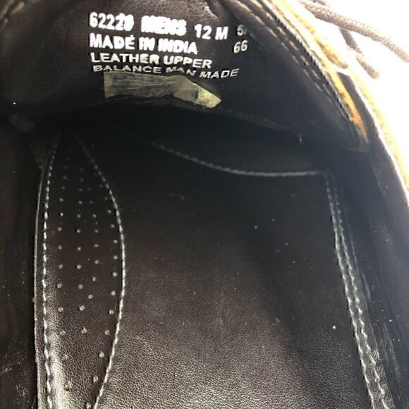 Clarks Men's Brown Leather Cap Toe Lace Up Oxford Shoes Size 12M - Picture 10 of 12